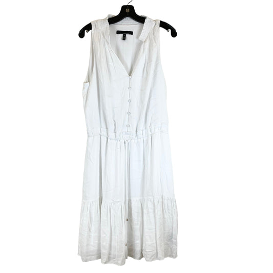 White Dress Casual Short White House Black Market, Size M