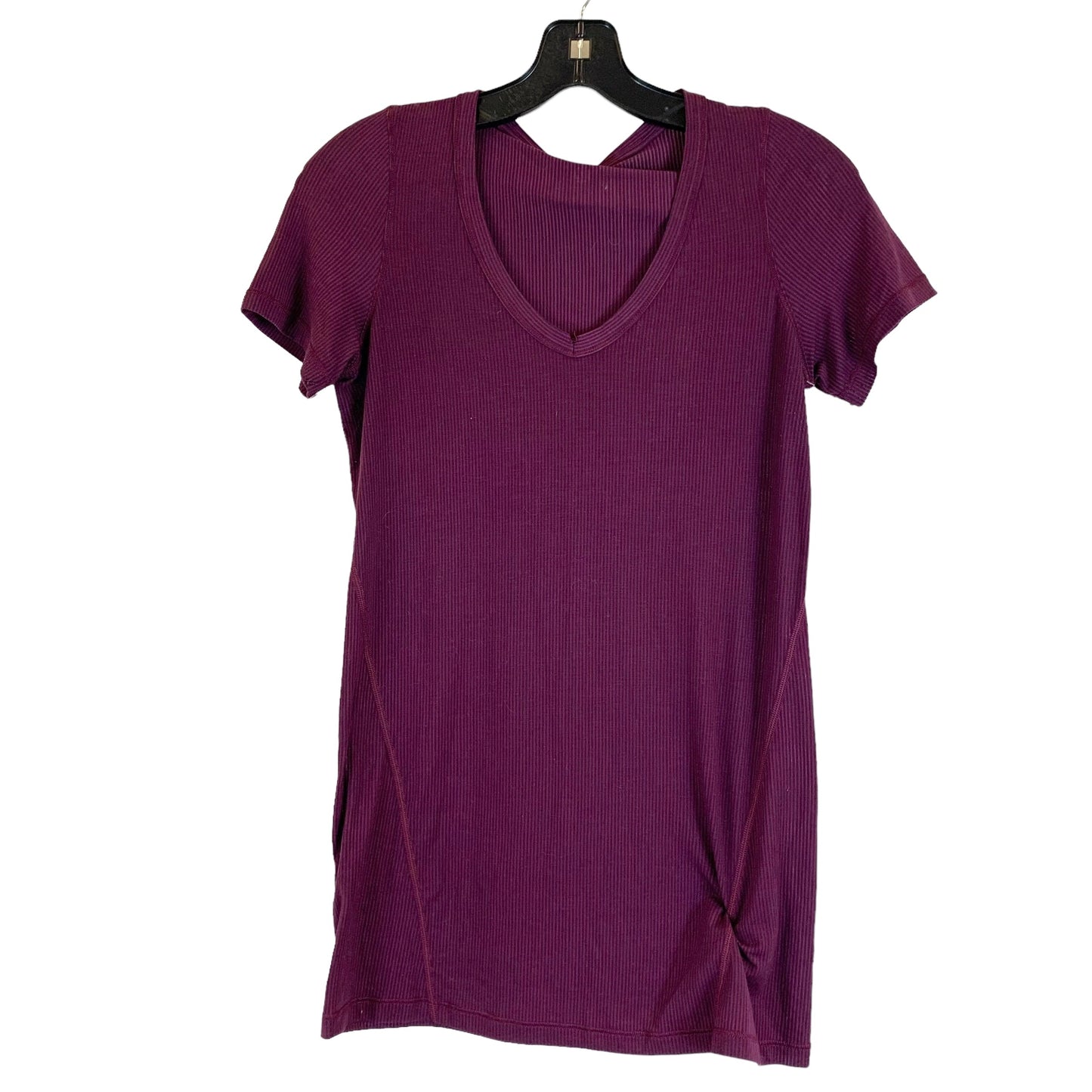 Purple Athletic Top Short Sleeve Lululemon, Size S