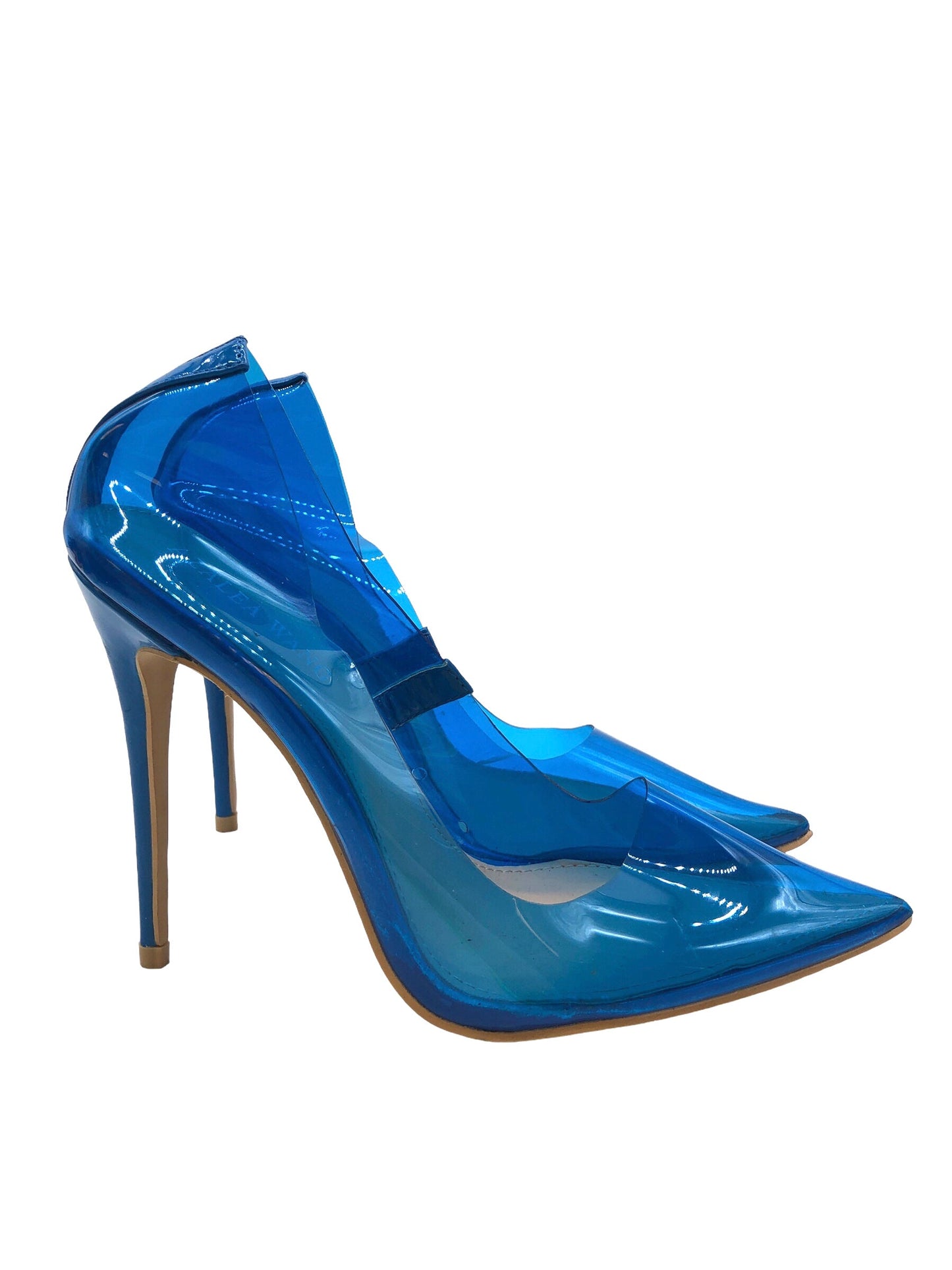 Blue Shoes Heels Stiletto Clothes Mentor, Size 6.5