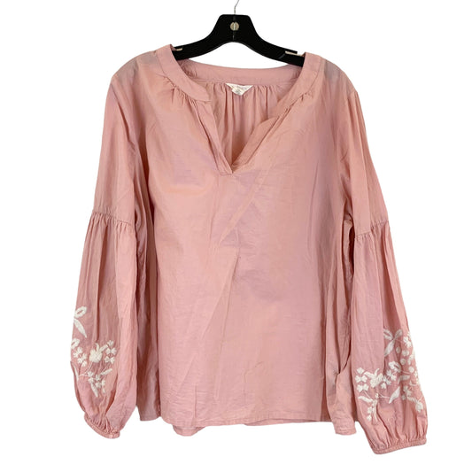 Top Long Sleeve By Caslon  Size: L