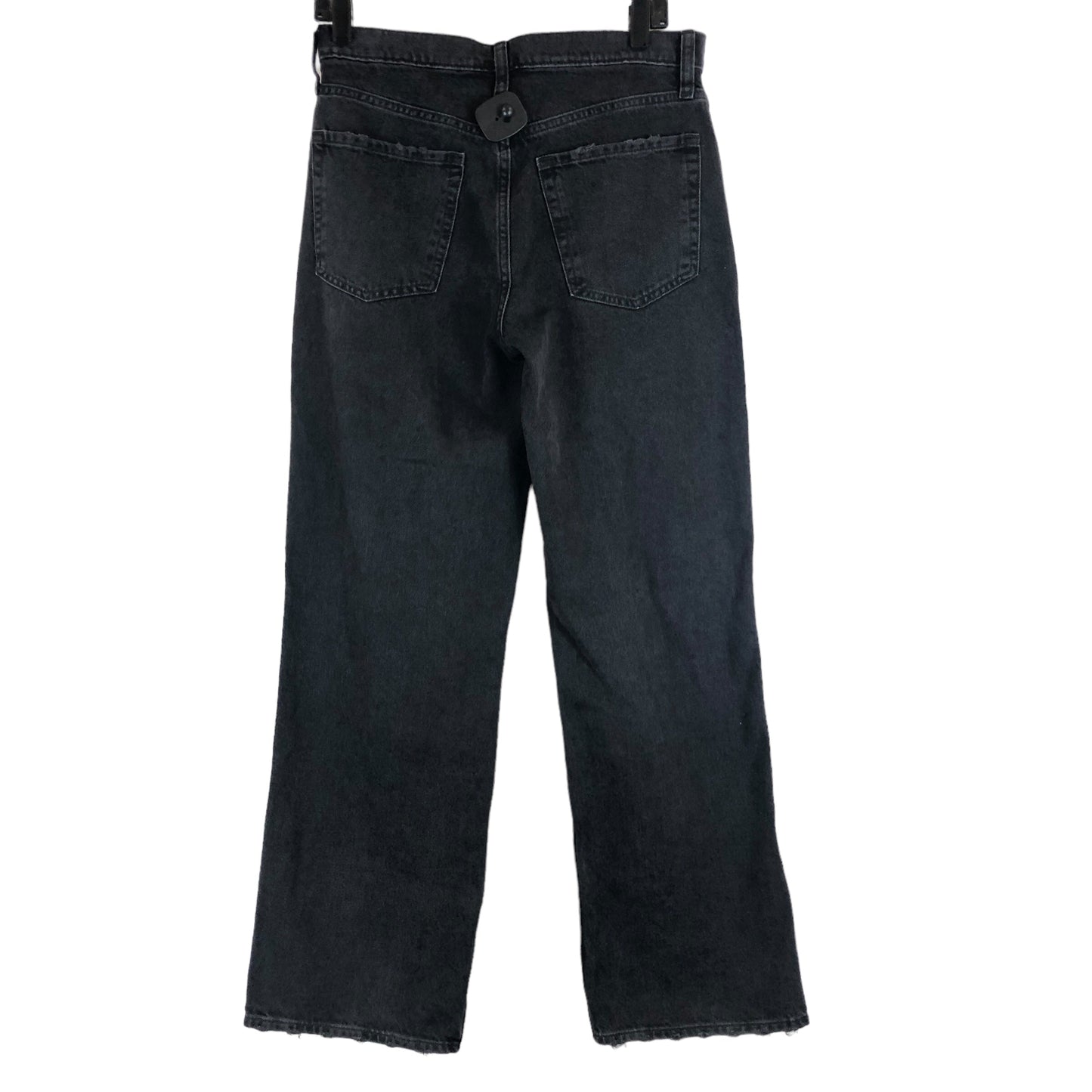 Black Denim Jeans Wide Leg Gap, Size 4 | 27