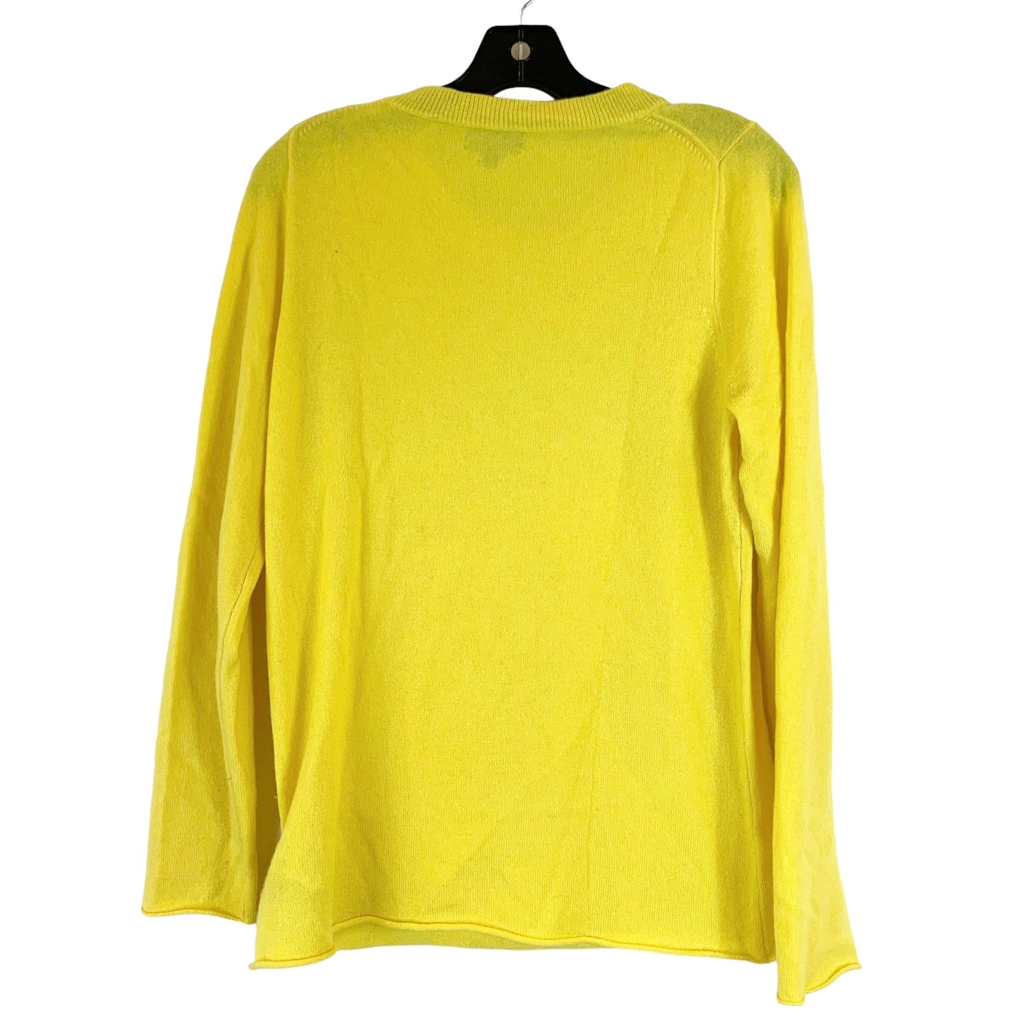 Yellow Sweater Cashmere J. Crew, Size L