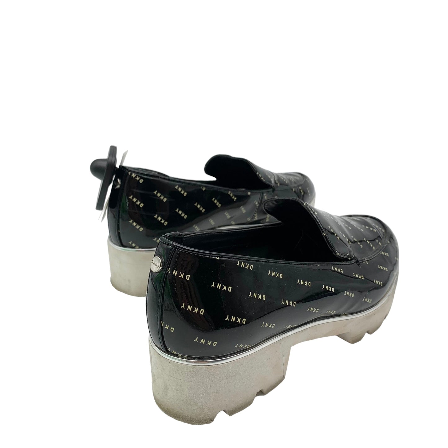 Black & Cream Shoes Flats Dkny, Size 8.5