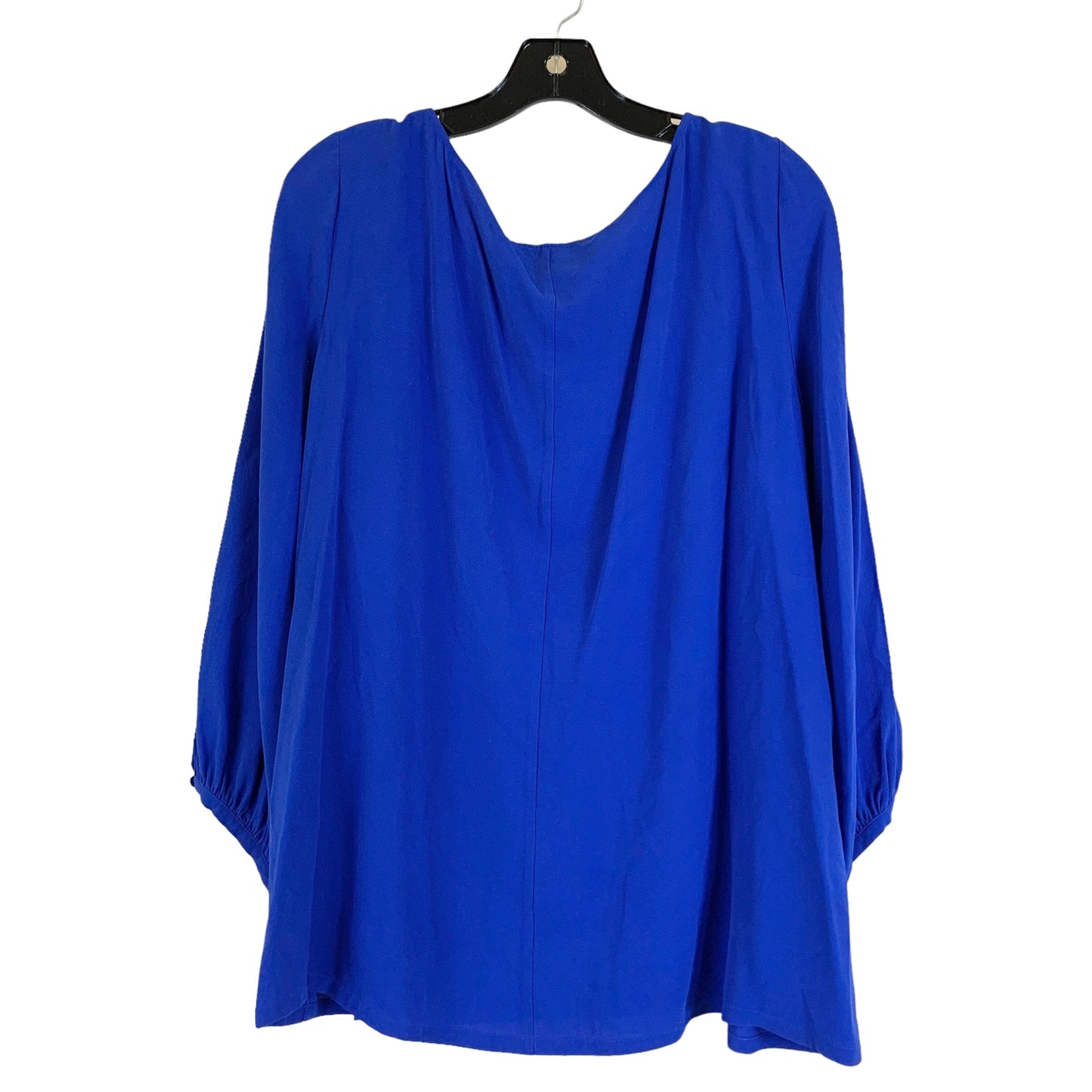 Blue Blouse Long Sleeve Eileen Fisher, Size Xl