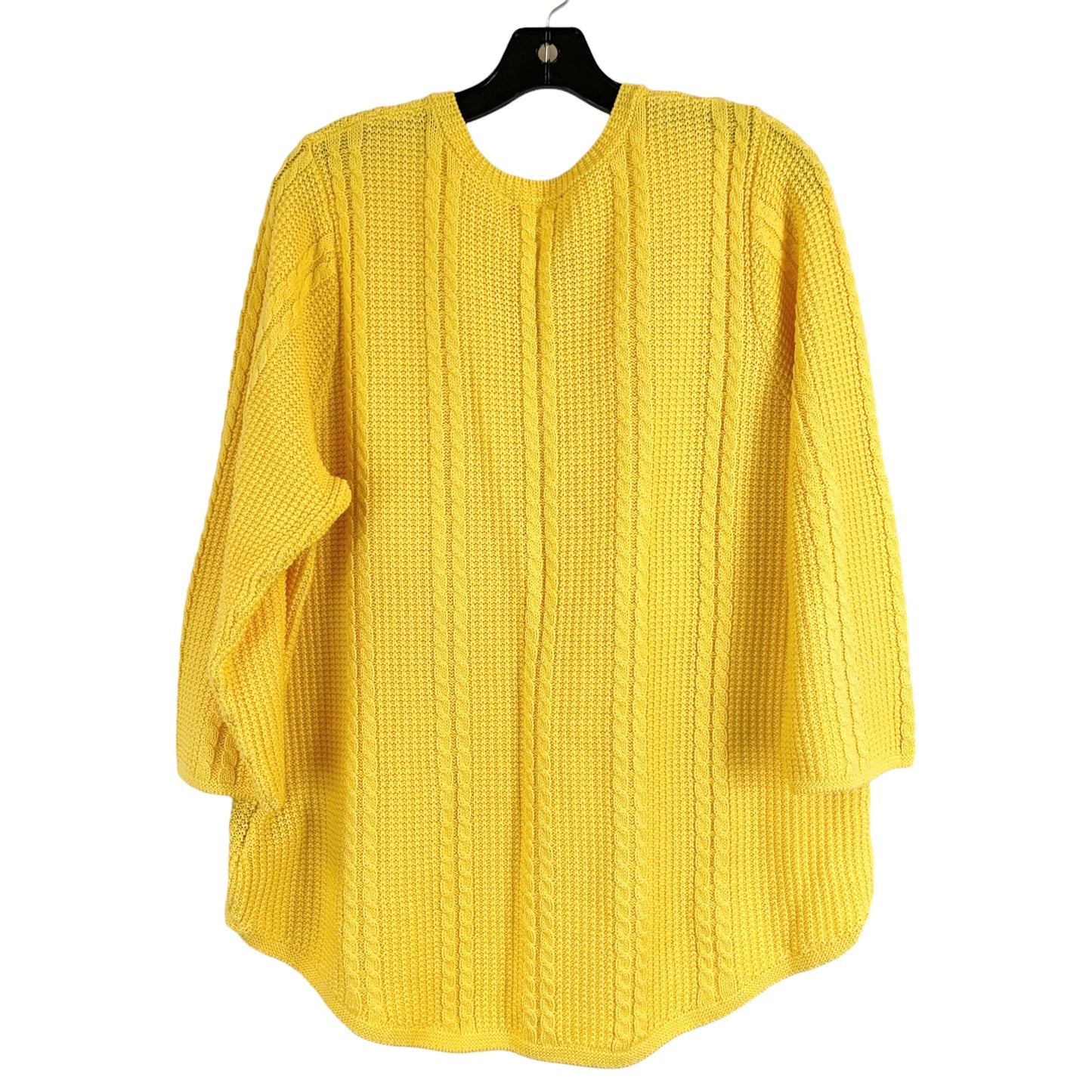 Yellow Sweater Clothes Mentor, Size L