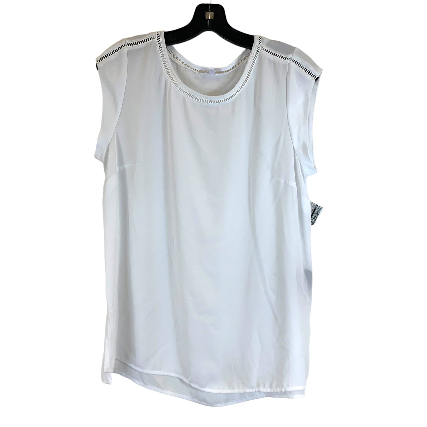White Top Short Sleeve Basic Dr2, Size M