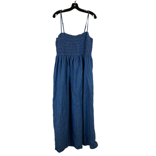 Blue Denim Dress Casual Maxi Gap, Size Xl