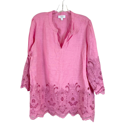 Blouse Long Sleeve By Charter Club  Size: Xl