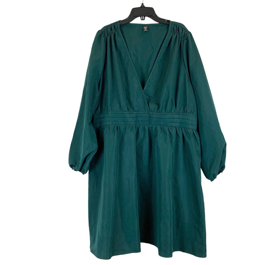 Green Dress Casual Short Shein, Size Xxl