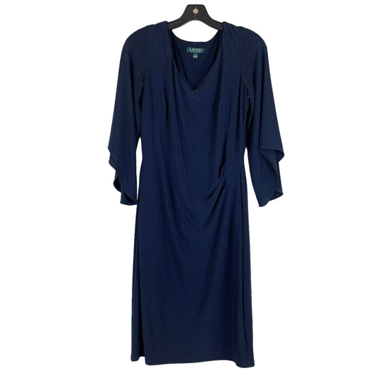 Navy Dress Casual Short Lauren By Ralph Lauren, Size M