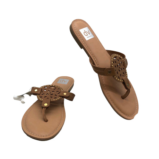 Tan Sandals Flip Flops Dolce Vita, Size 9