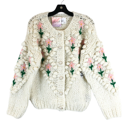 Cream & Pink Sweater CHICWISH, Size L