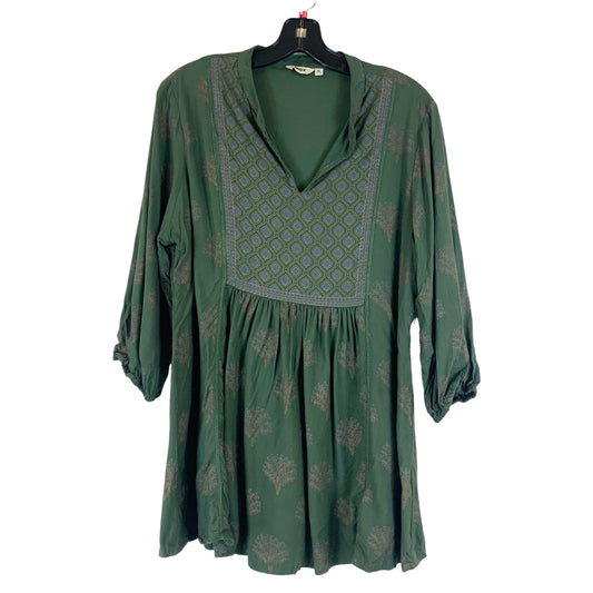 Green Top 3/4 Sleeve Max, Size Xl