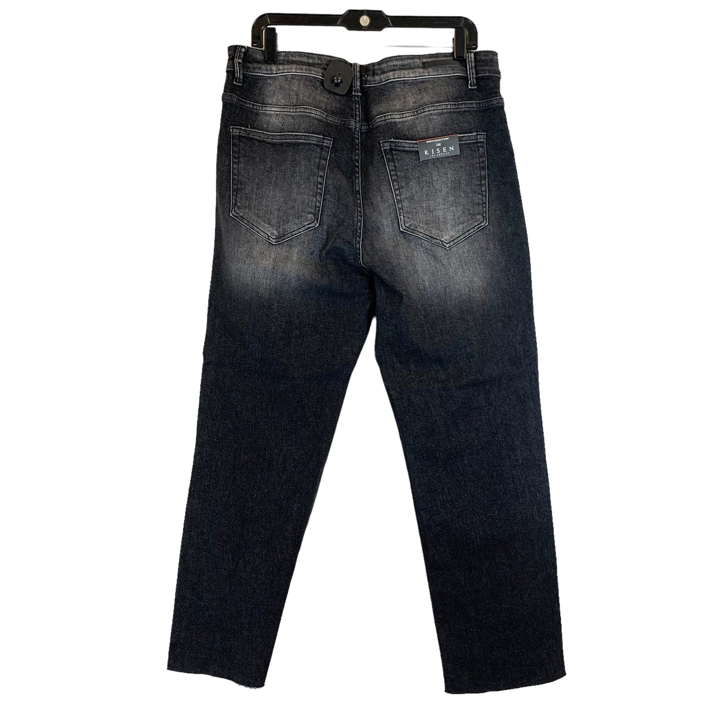 Black Denim Jeans Skinny Risen, Size 14