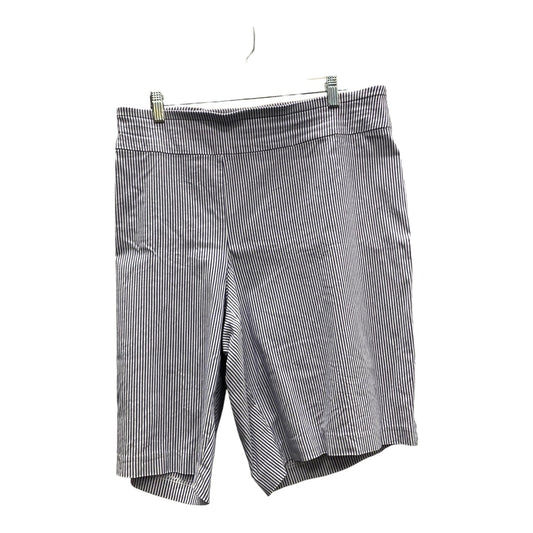 Shorts By Attyre In Blue & White, Size:24