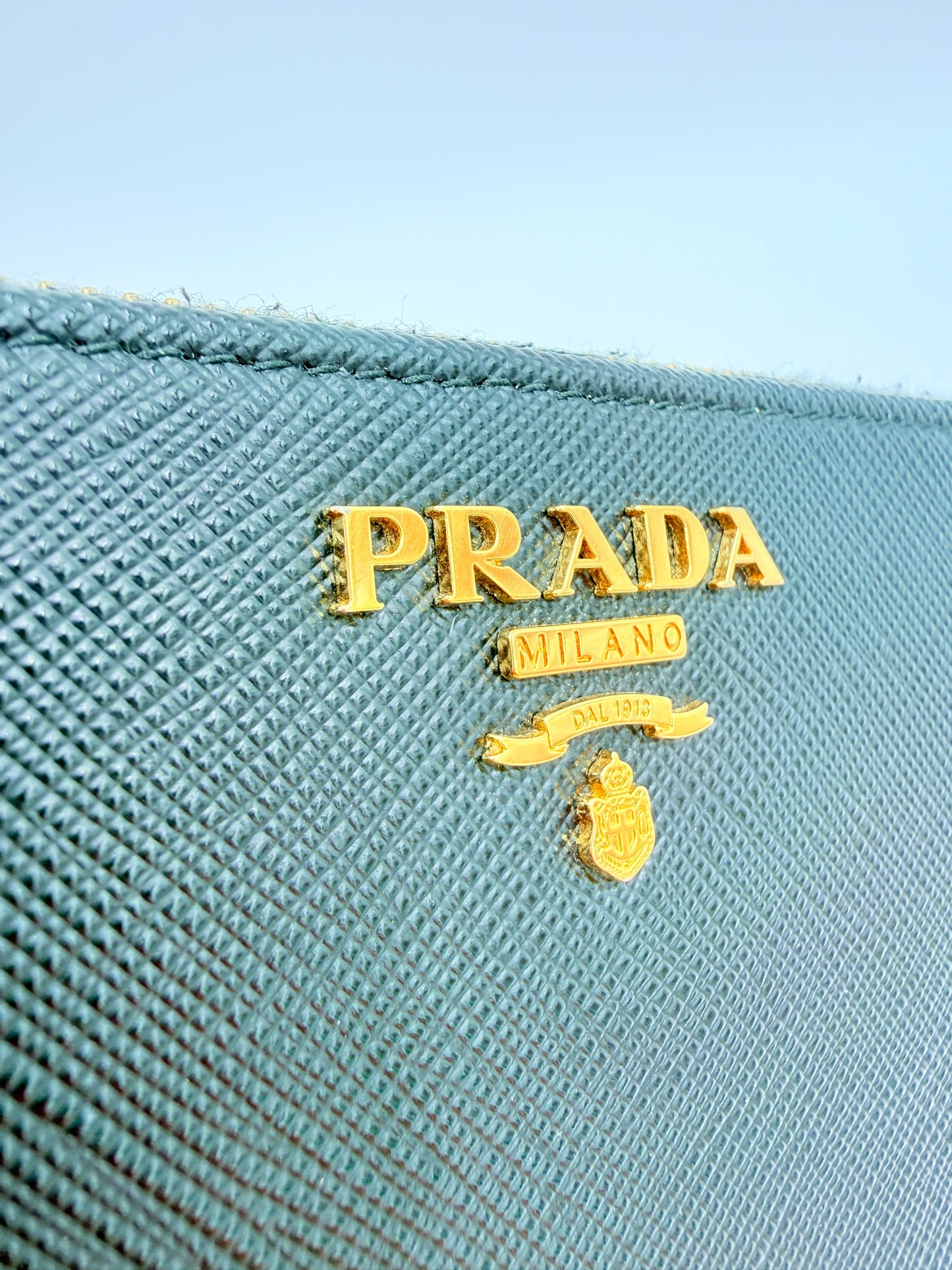 Wallet Luxury Designer By Prada In Black, Size:Medium