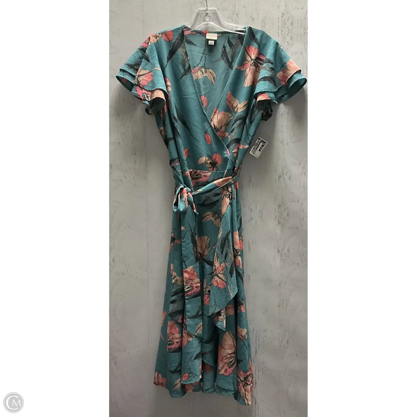 Dress Casual Midi By A New Day In Blue, Size: L