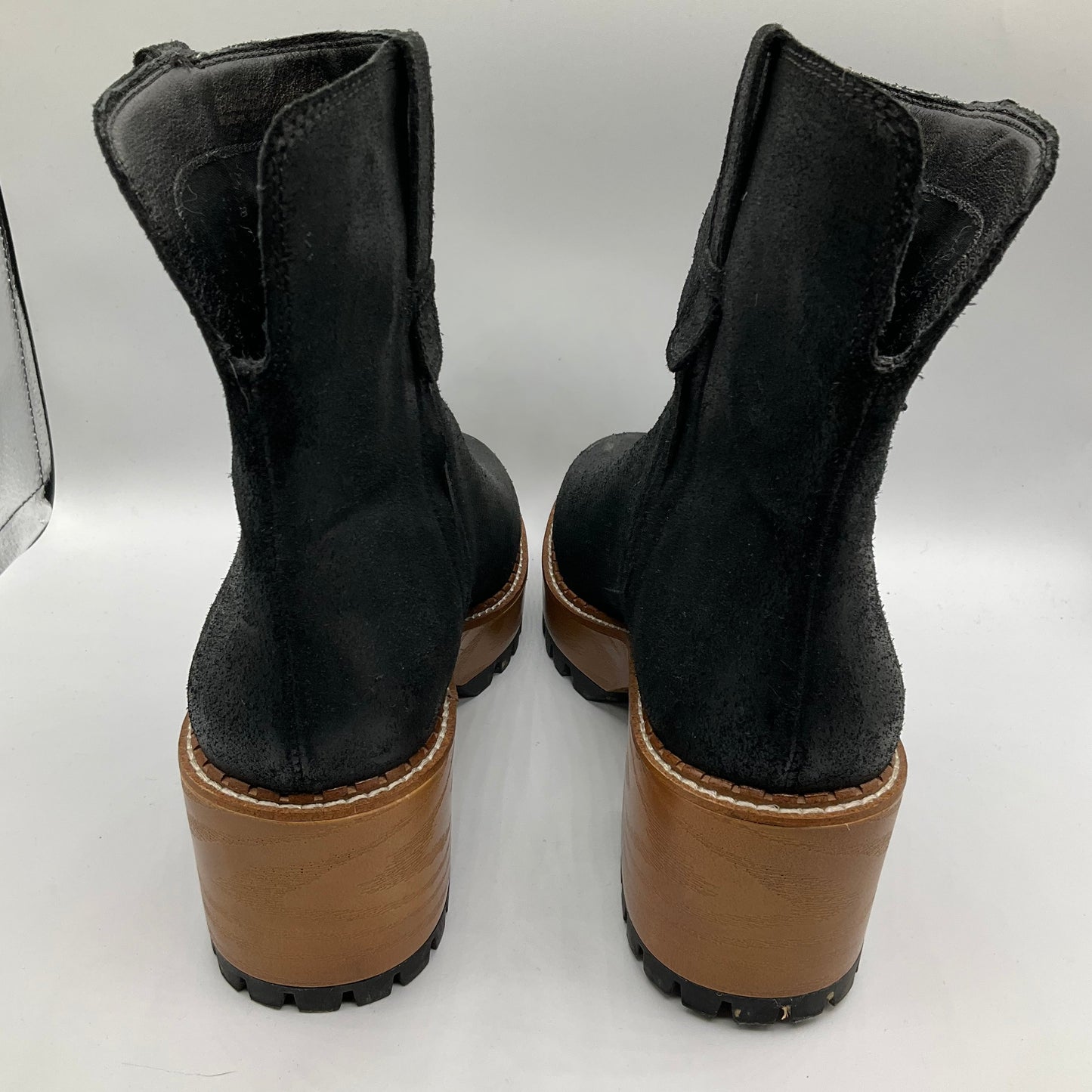 Boots Ankle Heels By Lucky Brand In Black, Size: 8