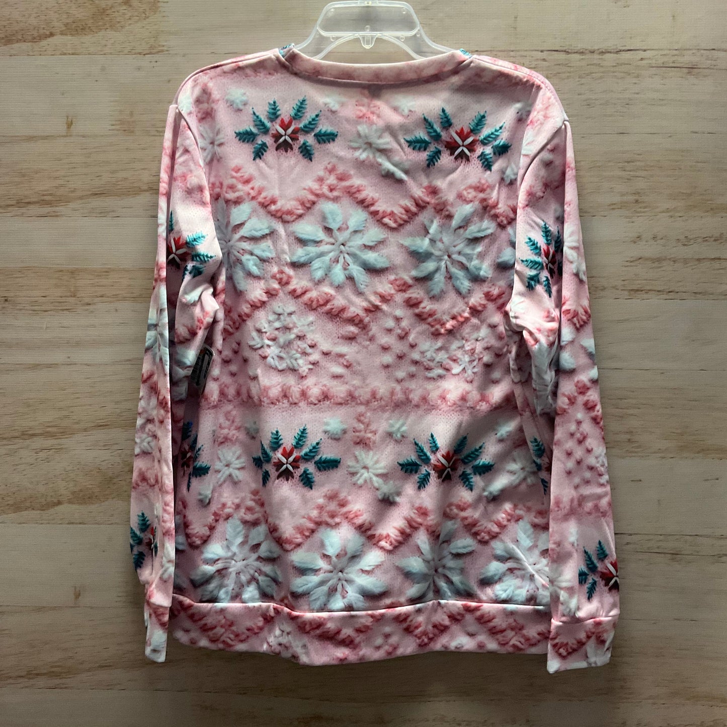 Top Long Sleeve By Clothes Mentor In Pink, Size: L