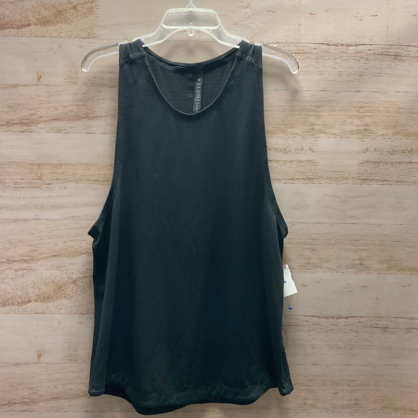 Athletic Tank Top By Lululemon In Black, Size: L