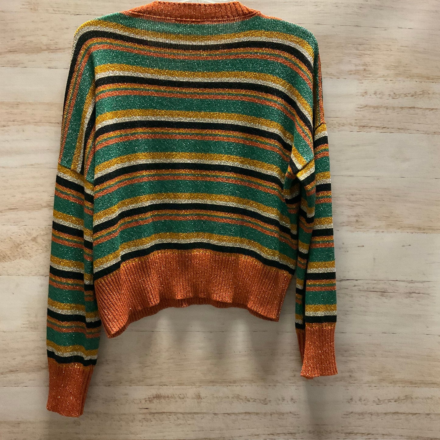 Top Long Sleeve By Clothes Mentor In Striped Pattern, Size: S