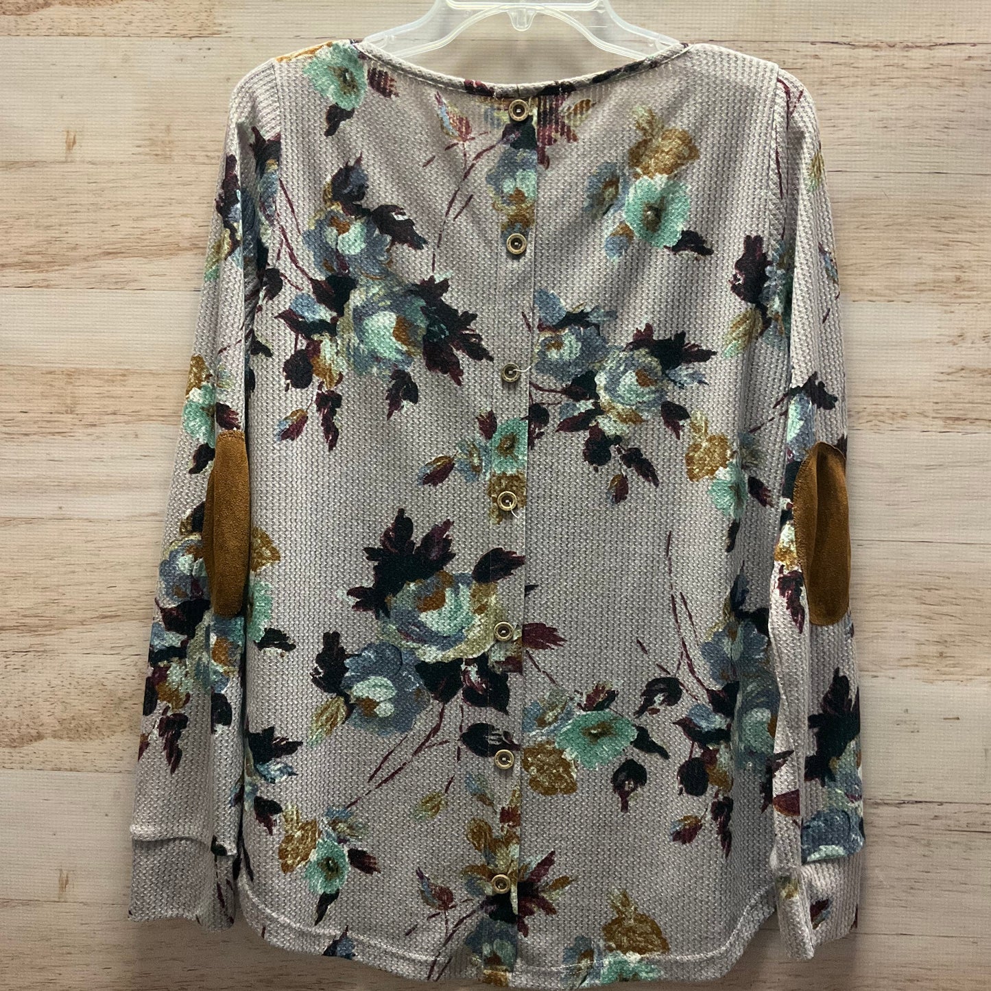 Top Long Sleeve By Staccato In Floral Print, Size: M