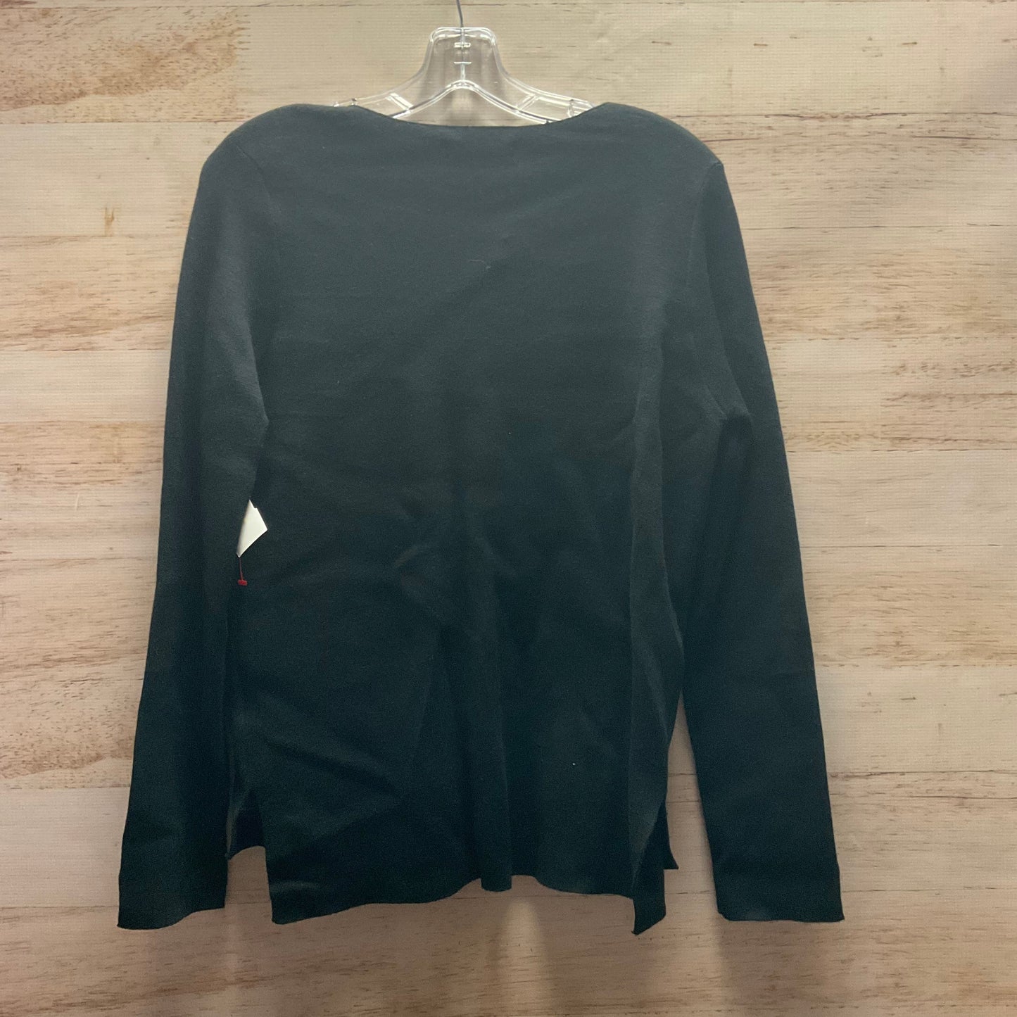 Top Long Sleeve By Zara In Black, Size: M