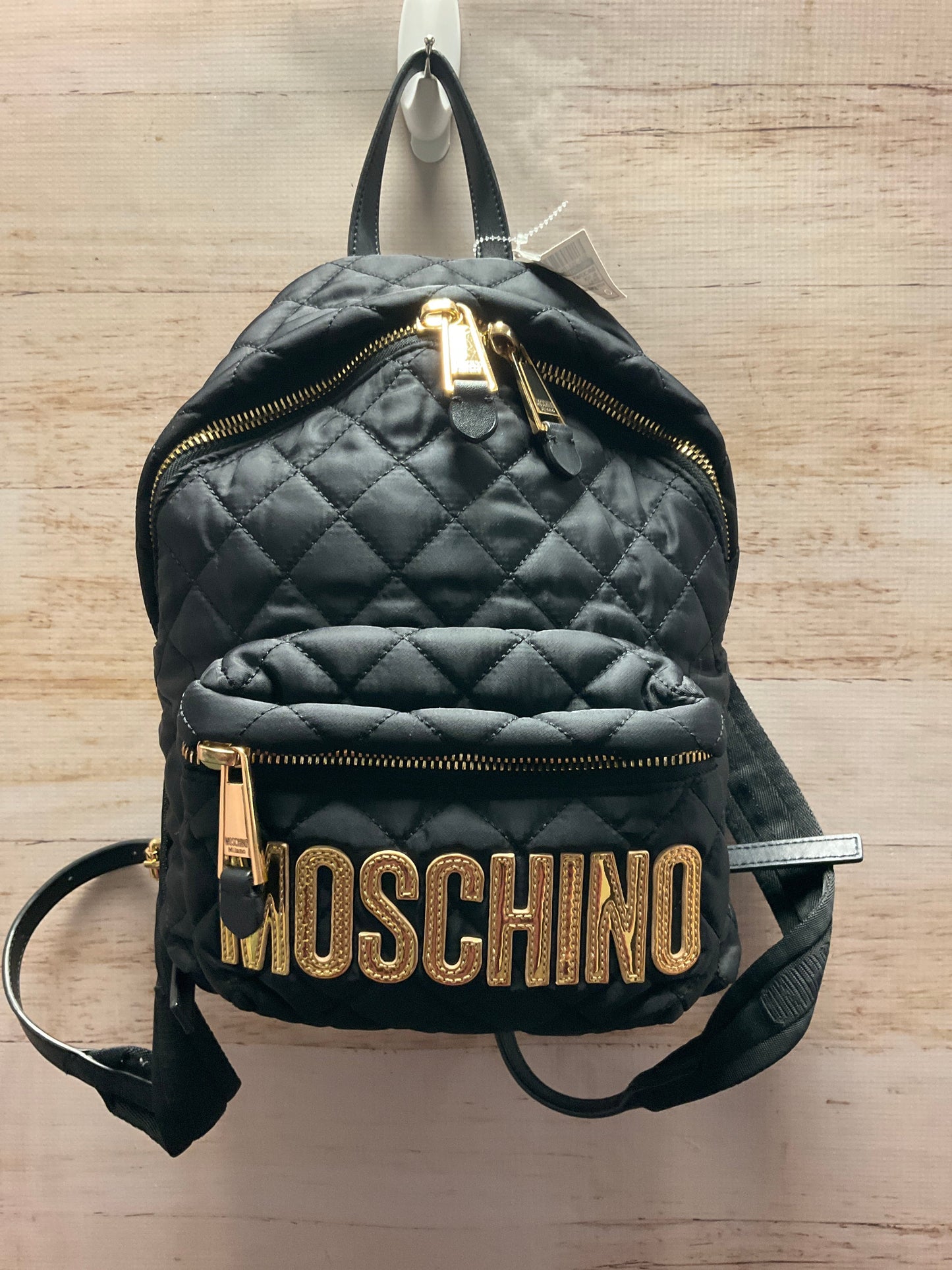 Backpack By Moschino, Size: Small