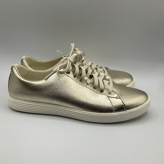 Shoes Sneakers By Cole-haan In Gold, Size: 7