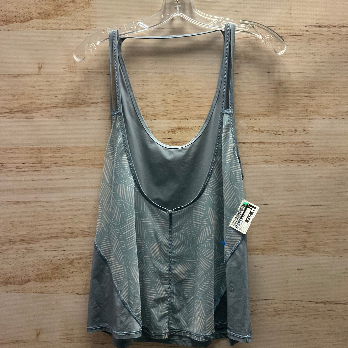 Athletic Tank Top By Lululemon In Blue & Pink, Size: 4