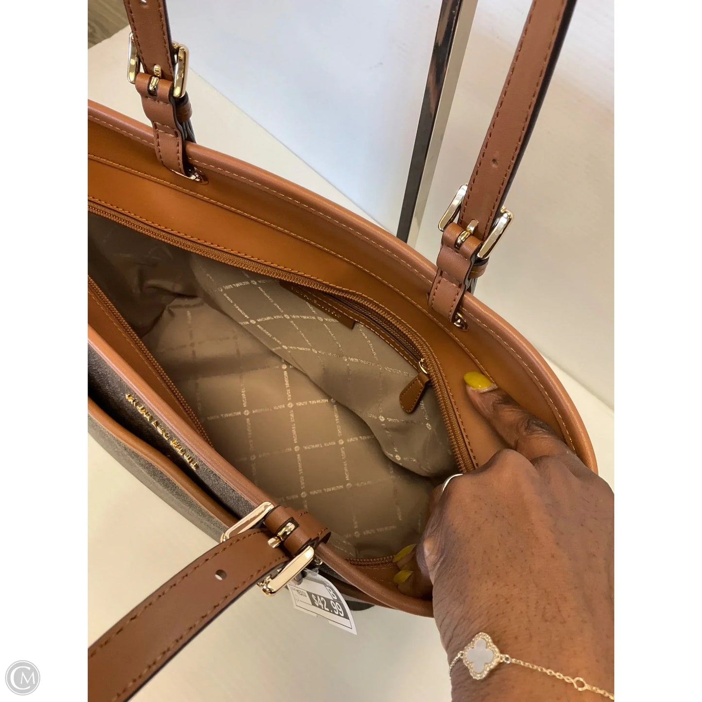 Tote Designer By Michael Kors, Size: Medium