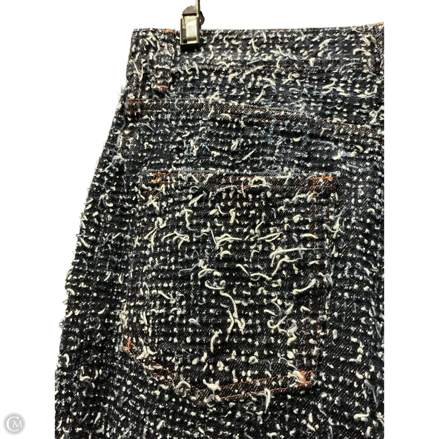 Jeans Wide Leg By Maeve In Blue Red & White, Size: 8