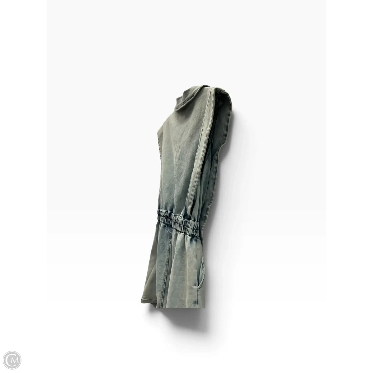Romper By Clothes Mentor In Blue Denim, Size: S