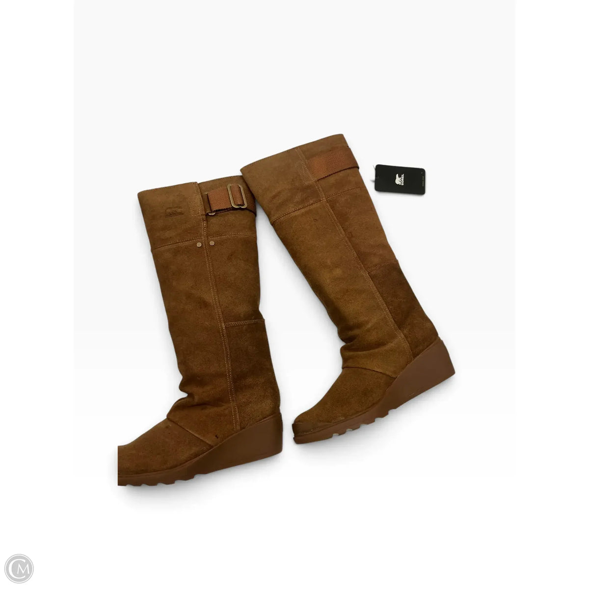 Boots Knee Heels By Sorel In Copper, Size: 8