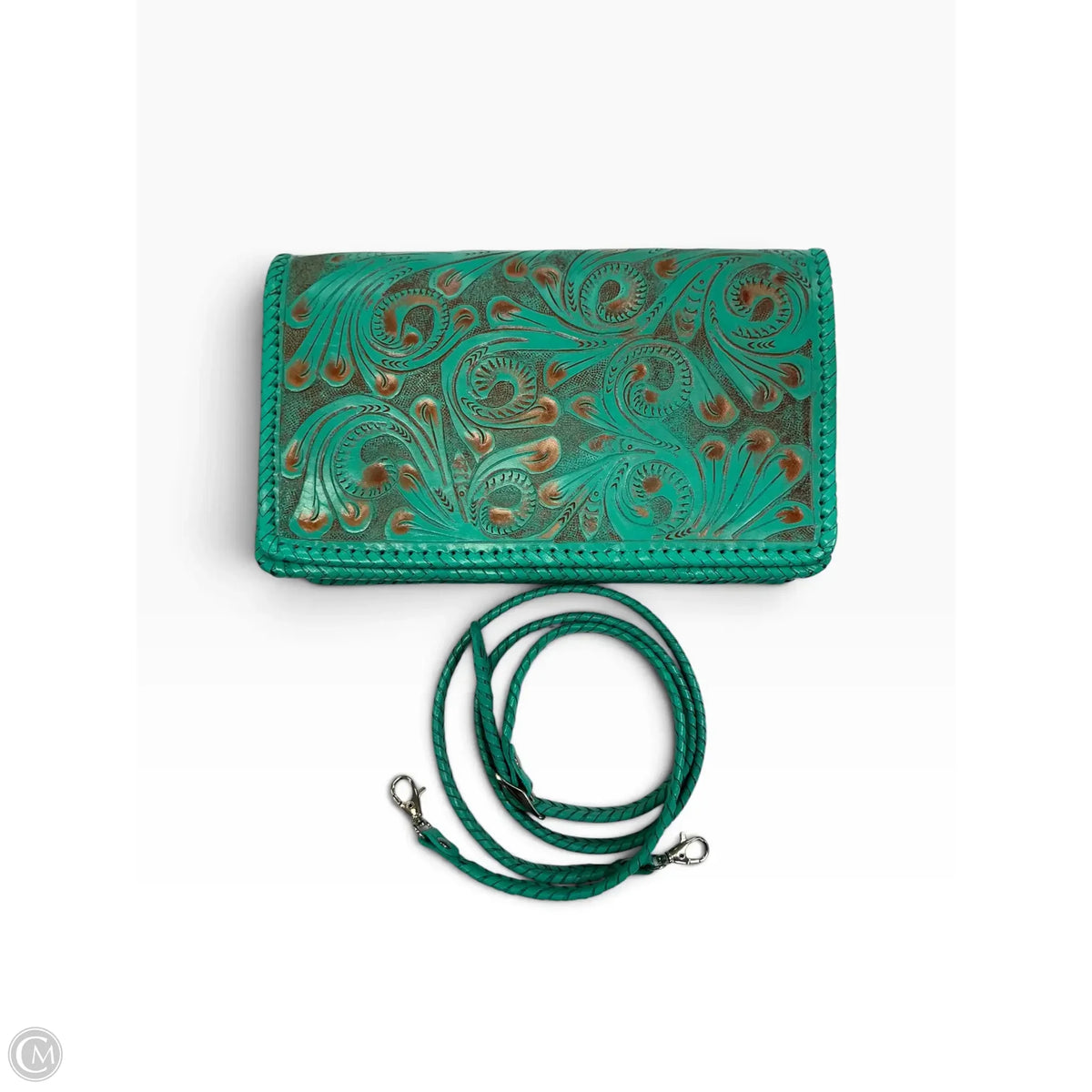 Handbag Leather By Clothes Mentor, Size: Large