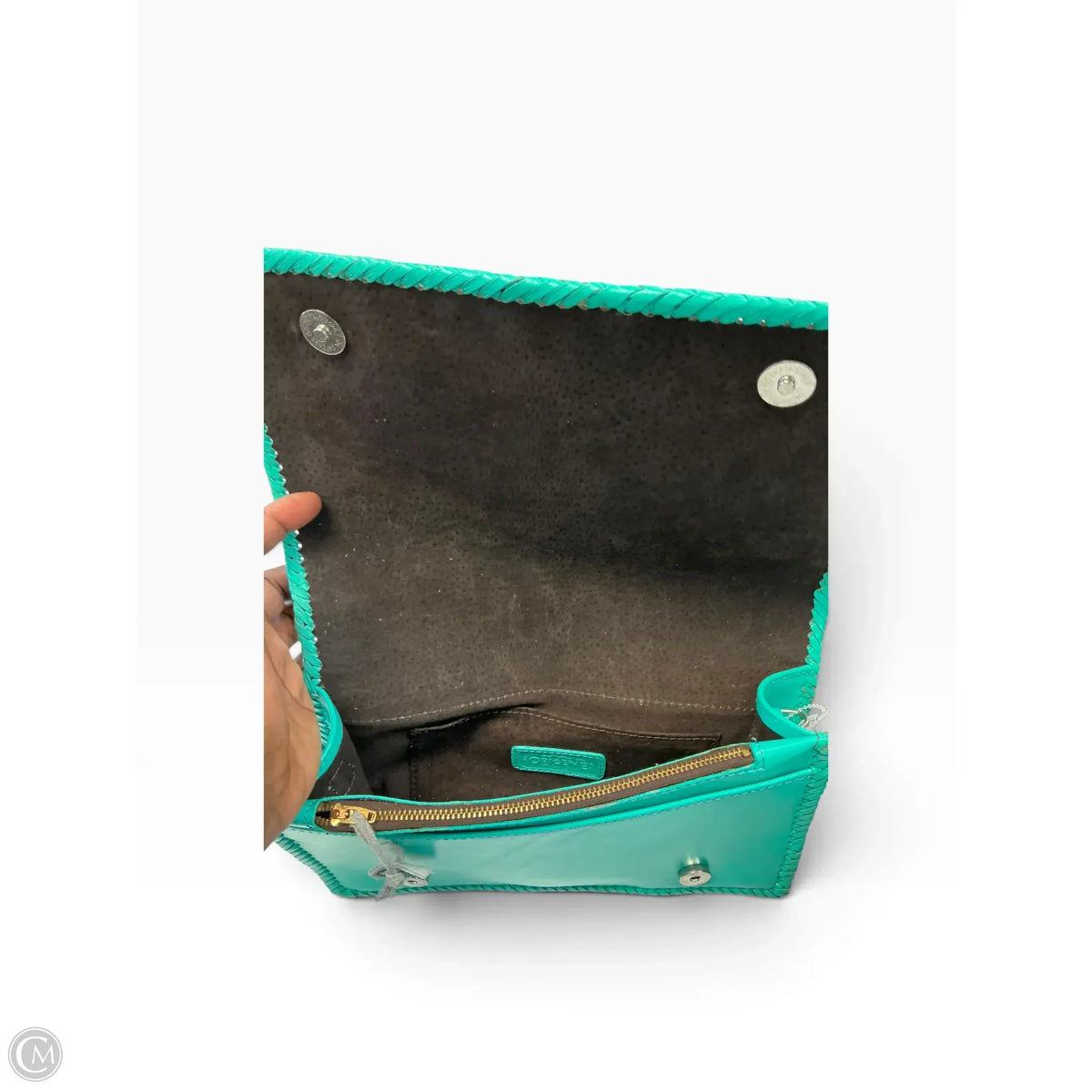 Handbag Leather By Clothes Mentor, Size: Large