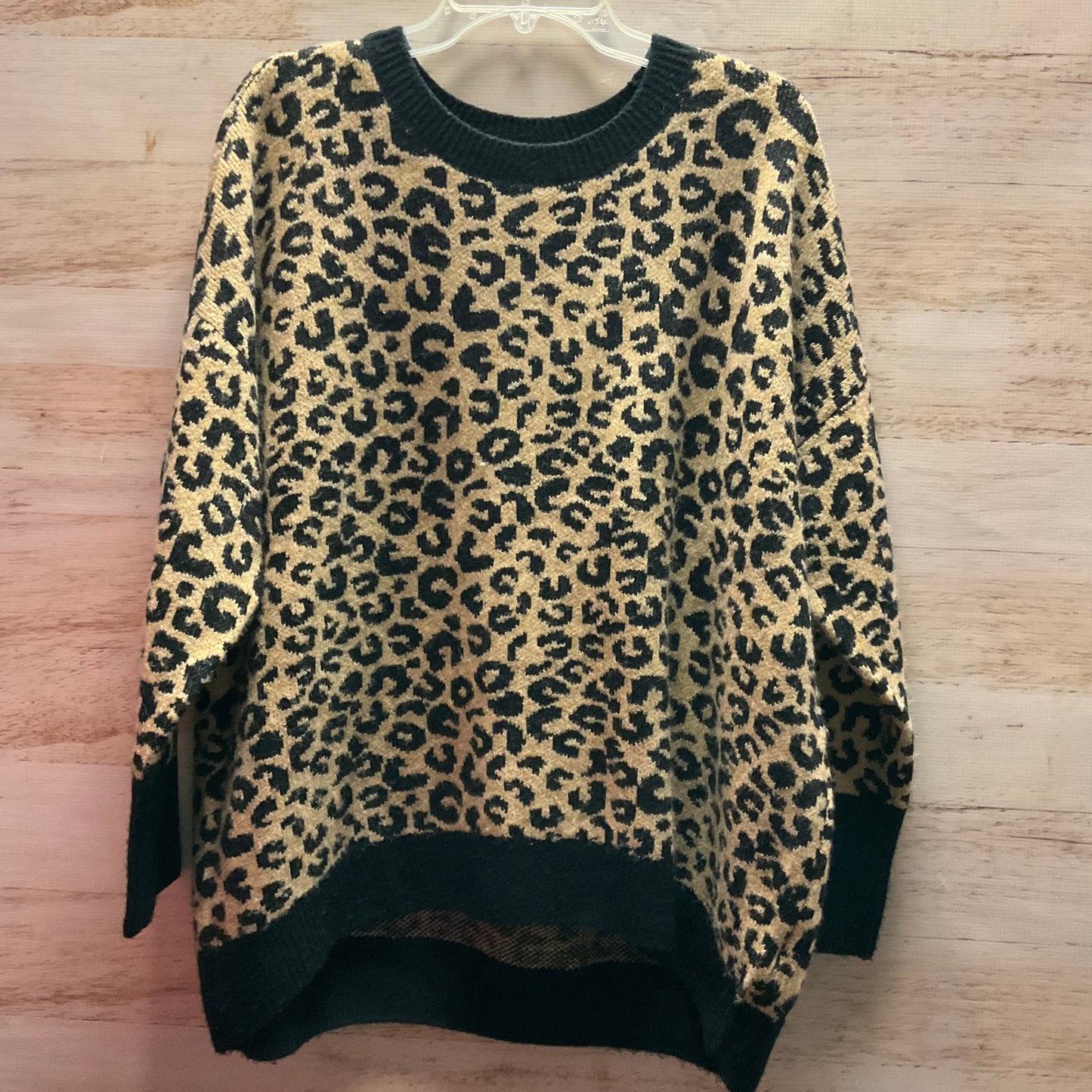 Sweater By Vince Camuto In Animal Print, Size: 1x