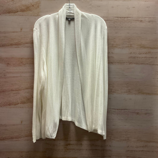 Cardigan By Cyrus Knits In White, Size: 3x