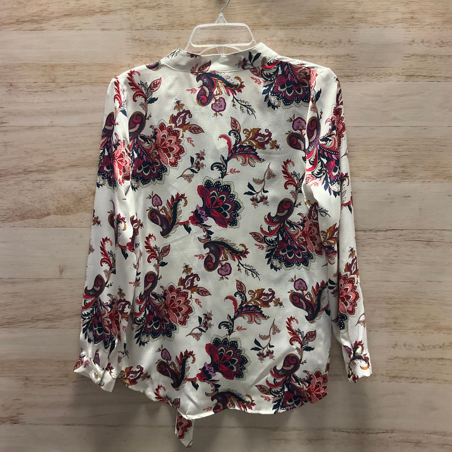 Blouse Long Sleeve By Liz Claiborne In Multi-colored, Size: Sp