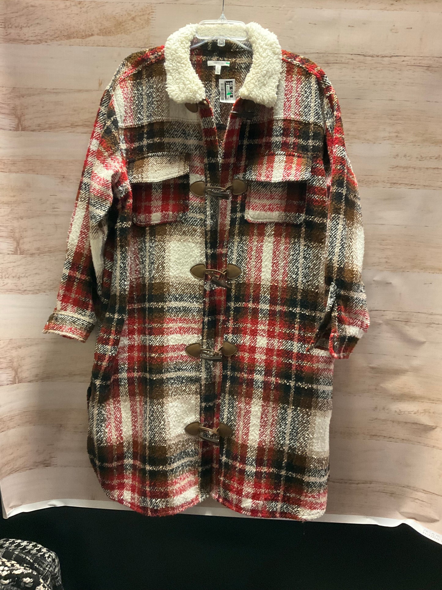 Coat Other By Maurices In Plaid Pattern, Size: 1x