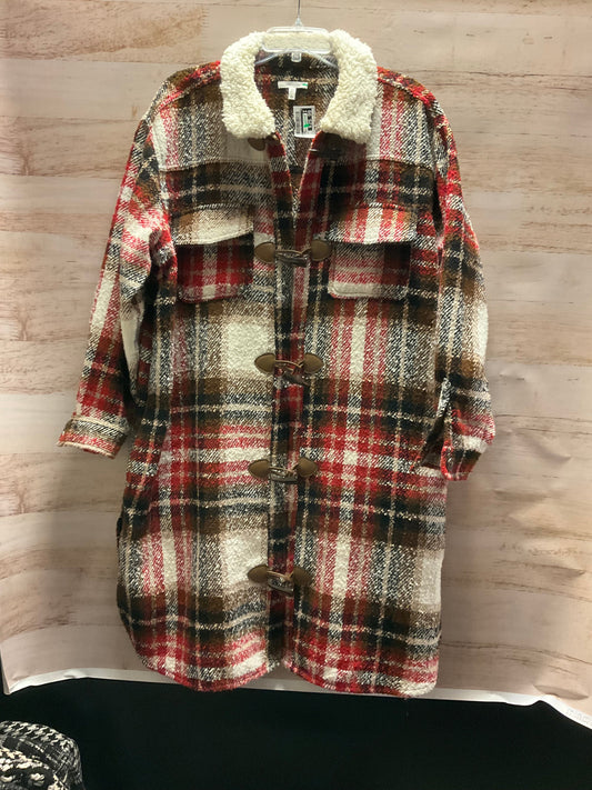 Coat Other By Maurices In Plaid Pattern, Size: 1x