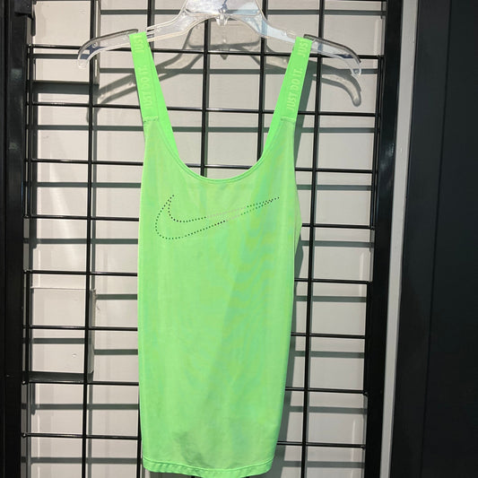 Athletic Tank Top By Nike Apparel In Green, Size: S