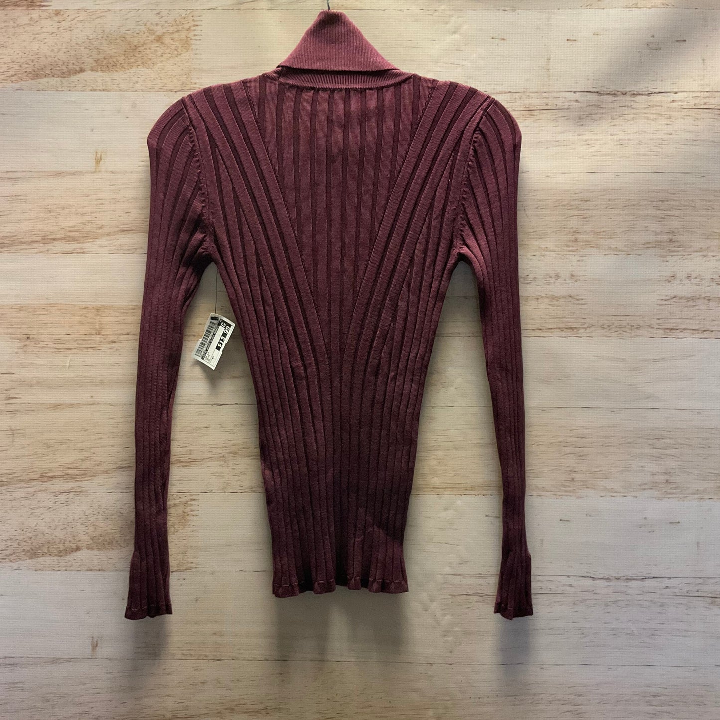 Top Long Sleeve By White House Black Market In Mauve, Size: Xs