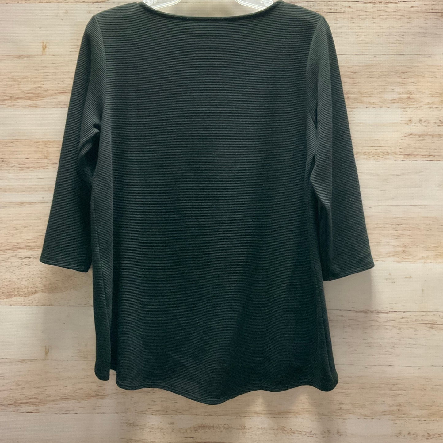 Top Long Sleeve By Chicos In Black, Size: S