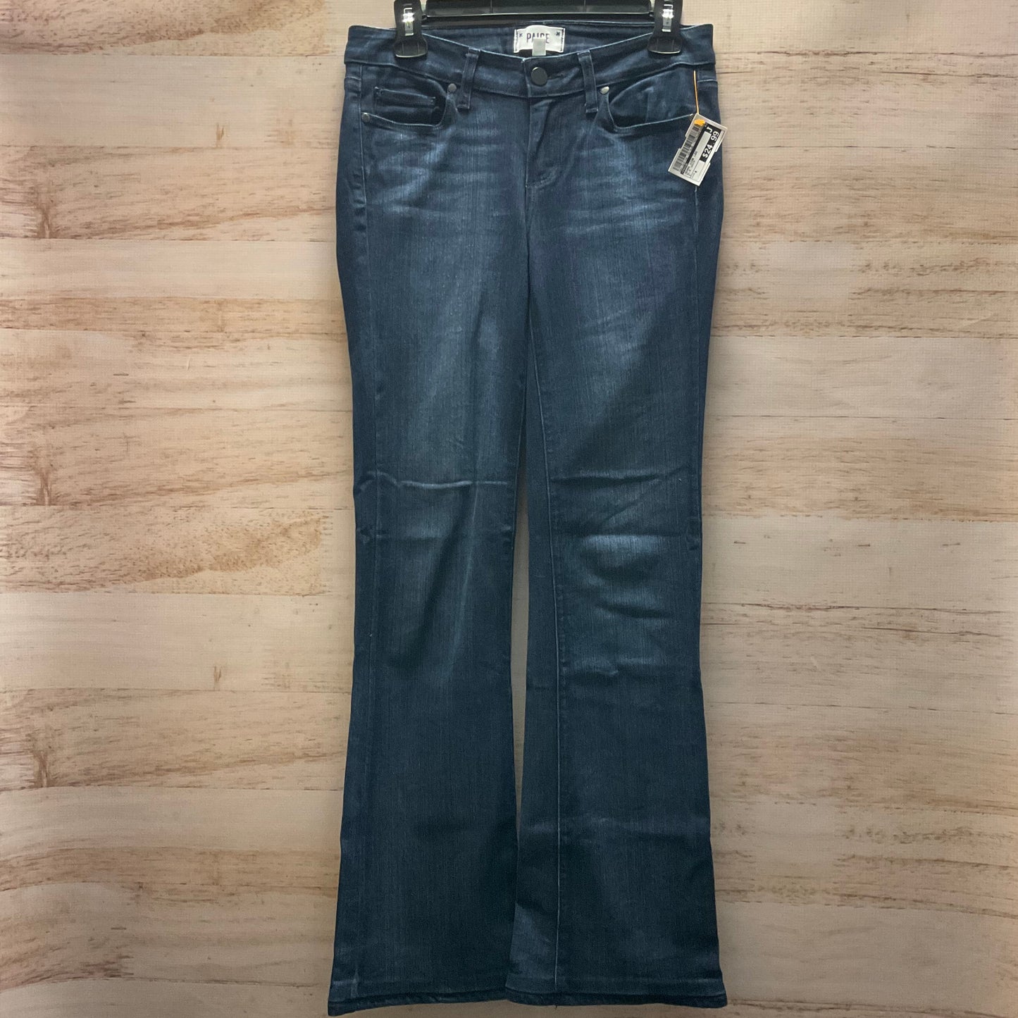 Jeans Wide Leg By Paige In Blue Denim, Size: 4