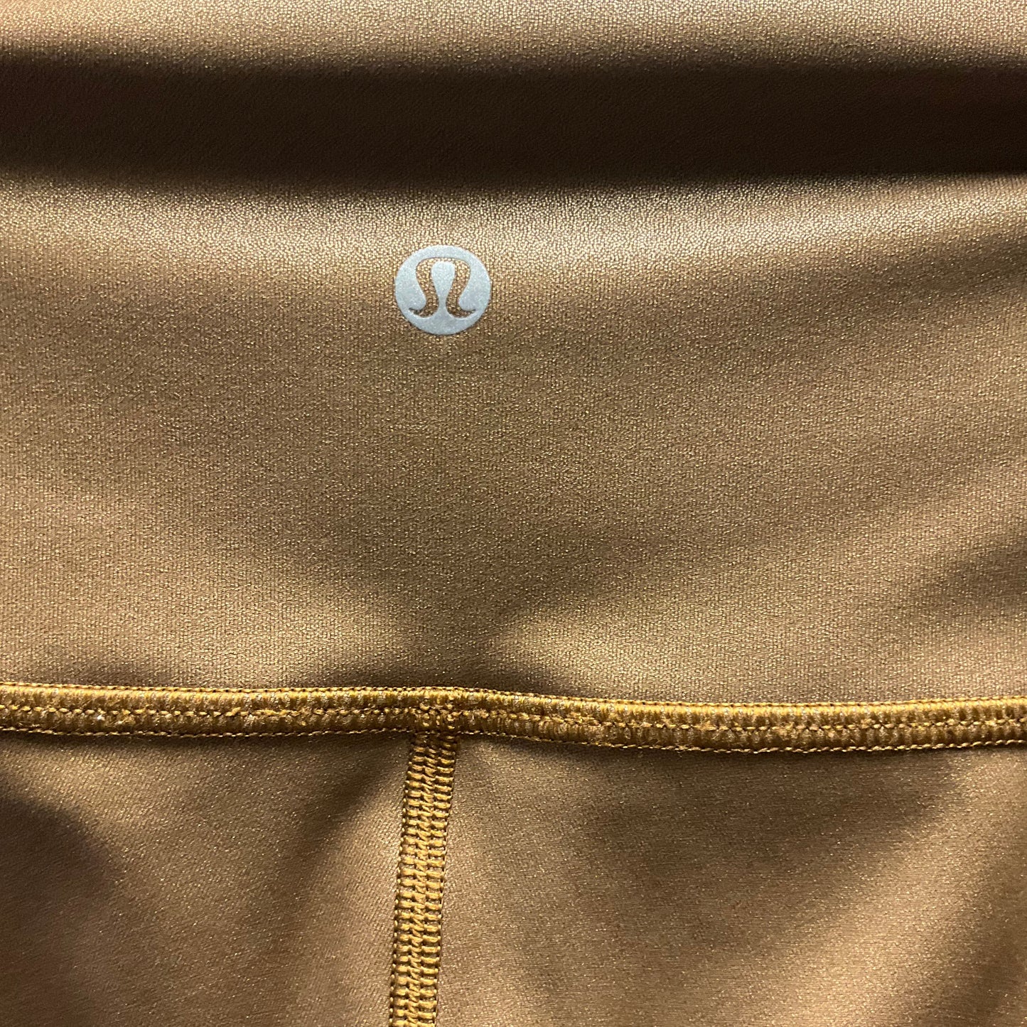 Athletic Leggings By Lululemon In Gold, Size: 2