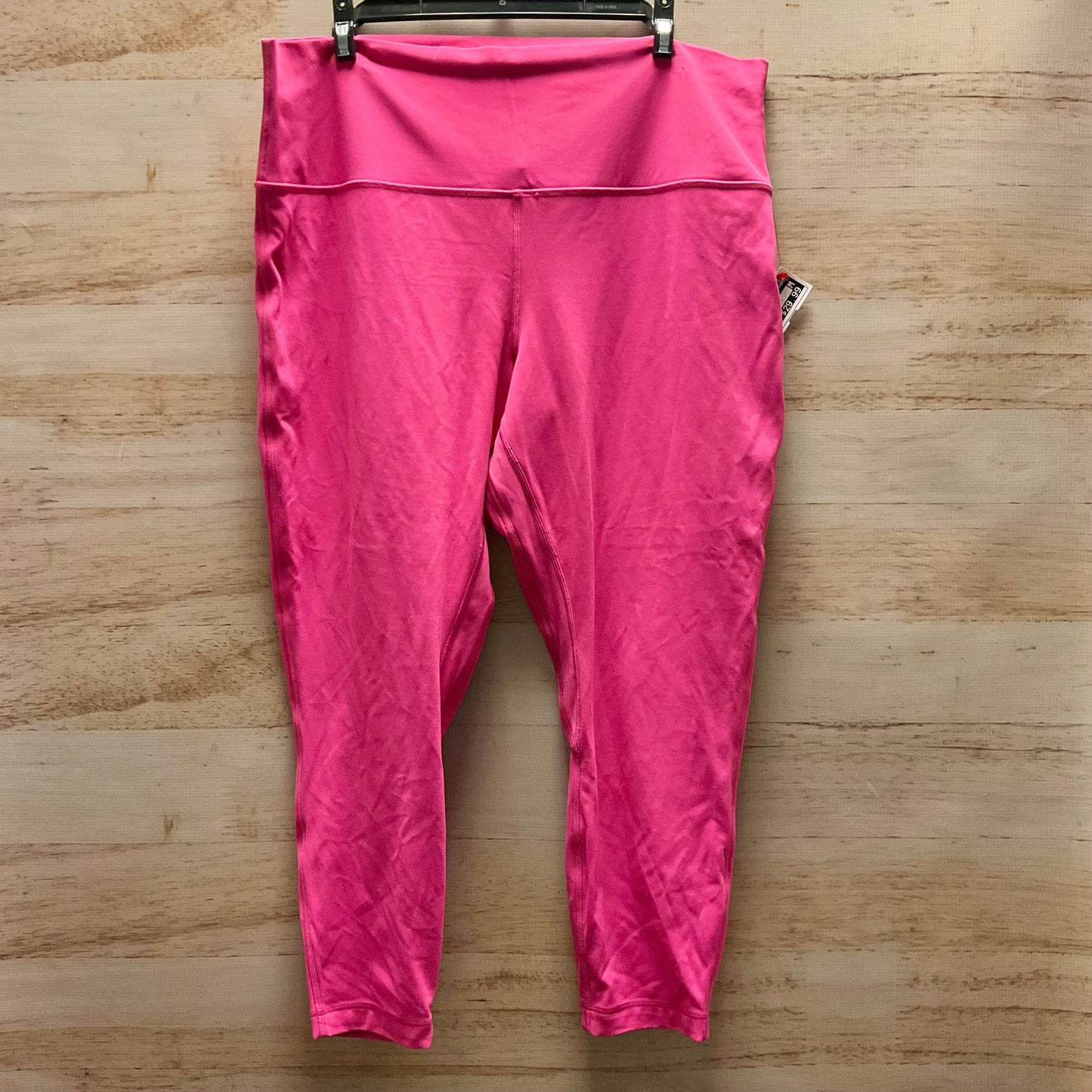 Athletic Leggings By Lululemon In Pink, Size: 3x