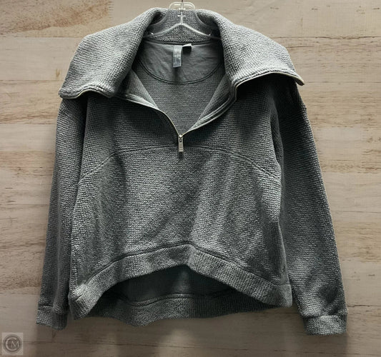 Athletic Sweatshirt Collar By Sweaty Betty In Grey, Size: S