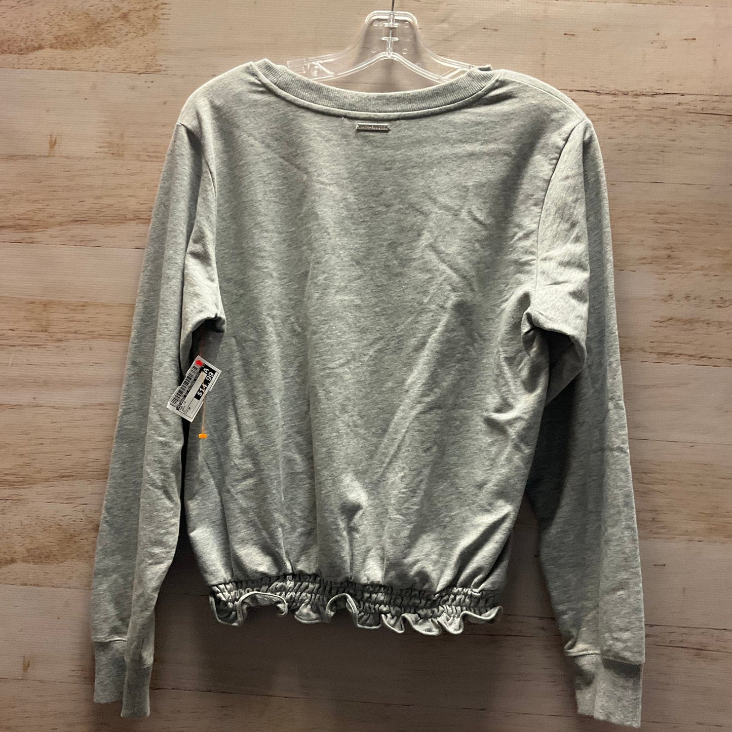 Top Long Sleeve By Michael By Michael Kors In Grey, Size: M