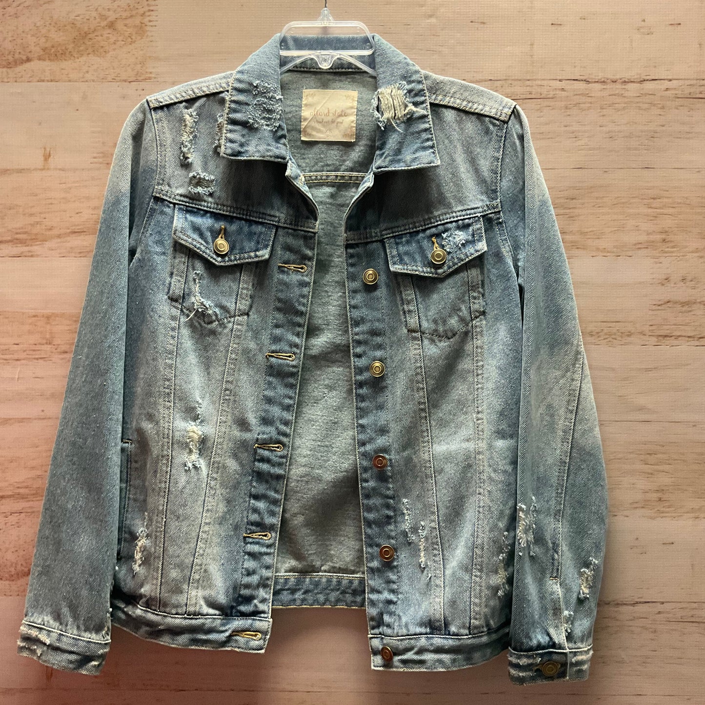 Jacket Denim By Altard State In Blue Denim, Size: Xs